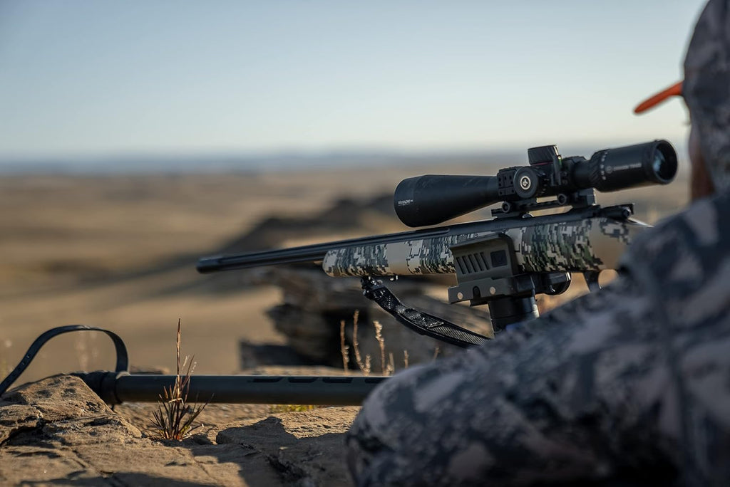 BOG DeathGrip Aluminum Tripod with Durable Frame, Lightweight, Stable Design, Bubble Level, Adjustable Legs, Shooting Rest, and Hands-Free Operation for Hunting, Shooting, and Outdoors