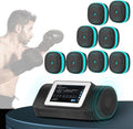 McbeAn Split Music Boxing Machine, Music Boxing Machine with Boxing Gloves,HD Screen，10 Mode & Speed Adjustable,Rhythm Light Strip，Music Punching Fitness,for Adults Children Exercise