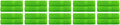 BY LORA 20-Pack Oversized Bath Sheets, Terry Cotton Hotel Large Towels, Lime Green