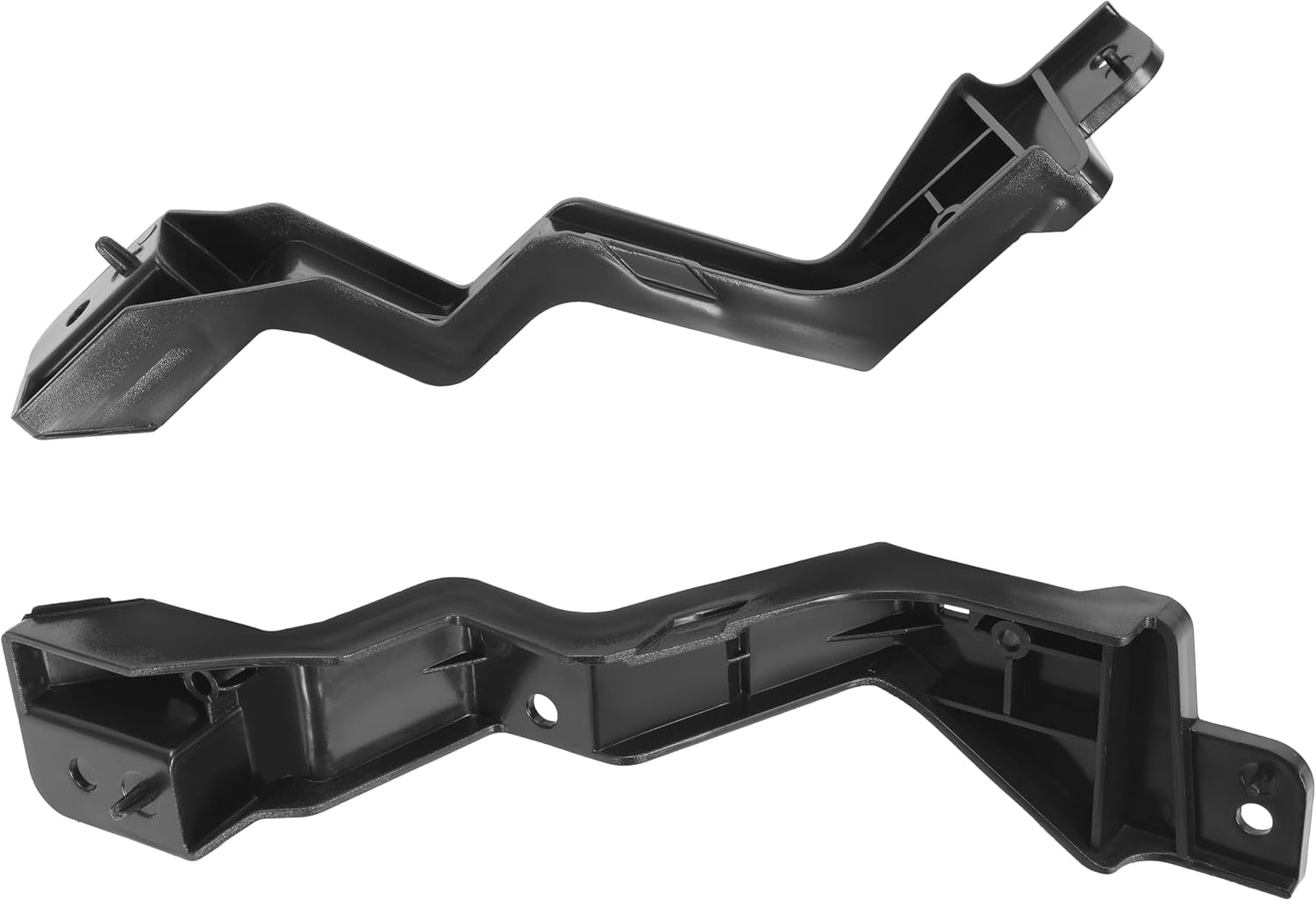 HECASA Front Upper + Lower Grille + Fog Light Kit Compatible with 2017-2020 Nissan Rogue Bumper Radiator Hood Grill Assembly Plastic Chrome&Painted Black+Silvery+Clear Lens