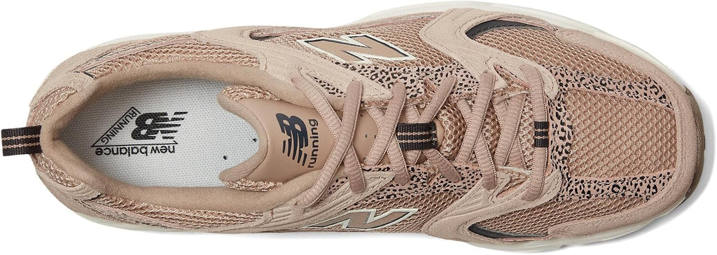 New Balance Unisex 530 Flat Taupe/Black Cement Men 5,Women 6.5 Medium