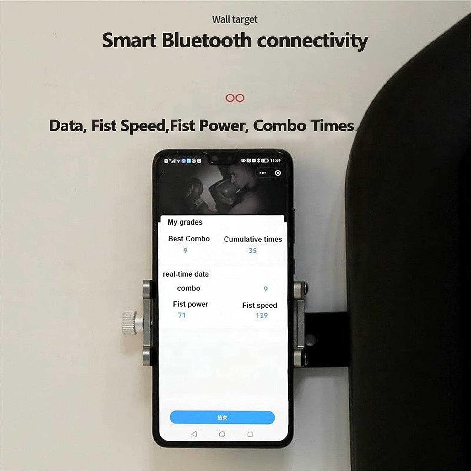 Music Boxing Machine, Smart Boxinghine, Punching Bag Training Equipment, Music Speed Response Coordination, Boxing Reaction Target Boxinghine for Home and Gym Workout