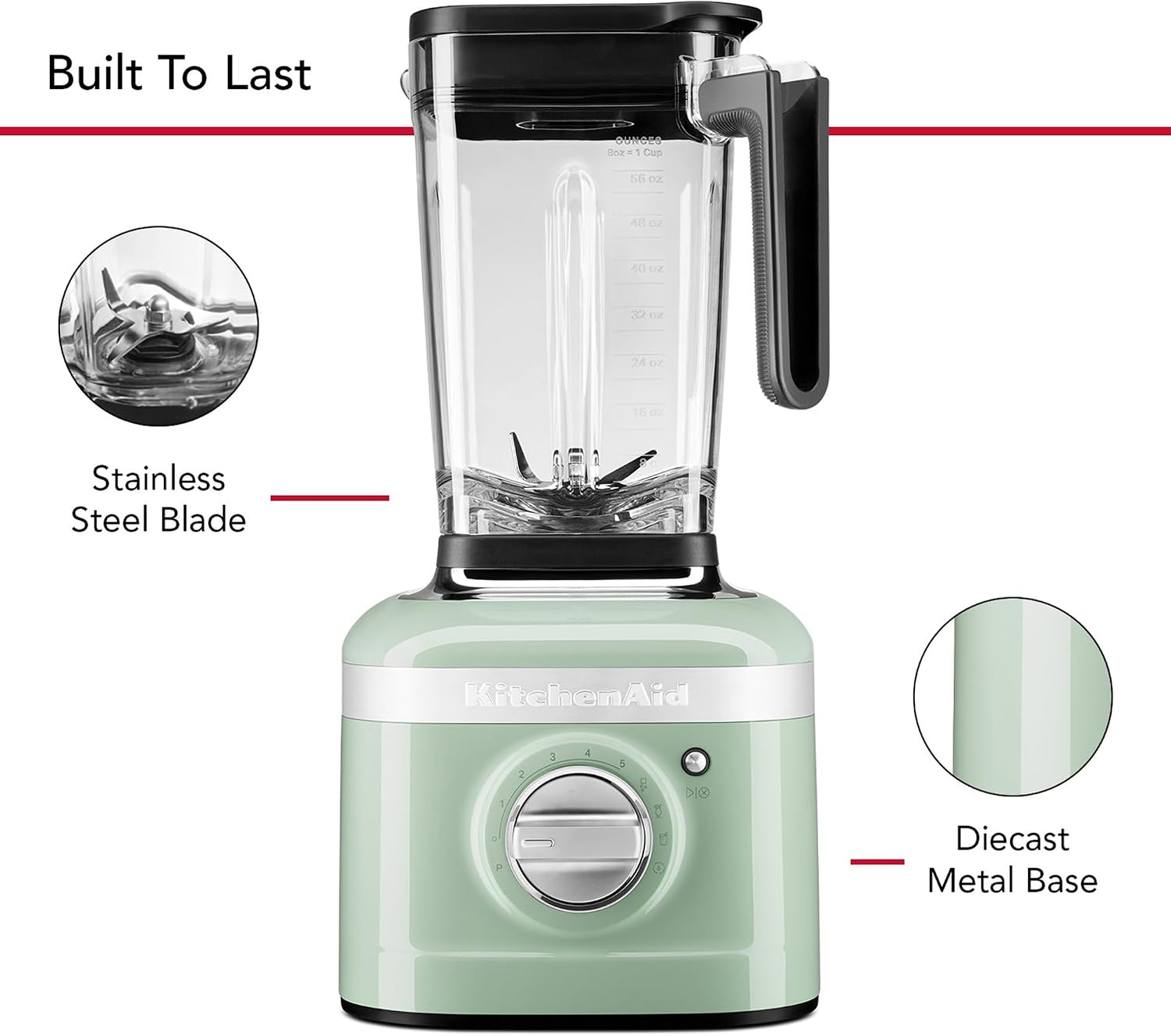 KitchenAid K400 Variable Speed Blender with Tamper - KSB4028 - Pistachio