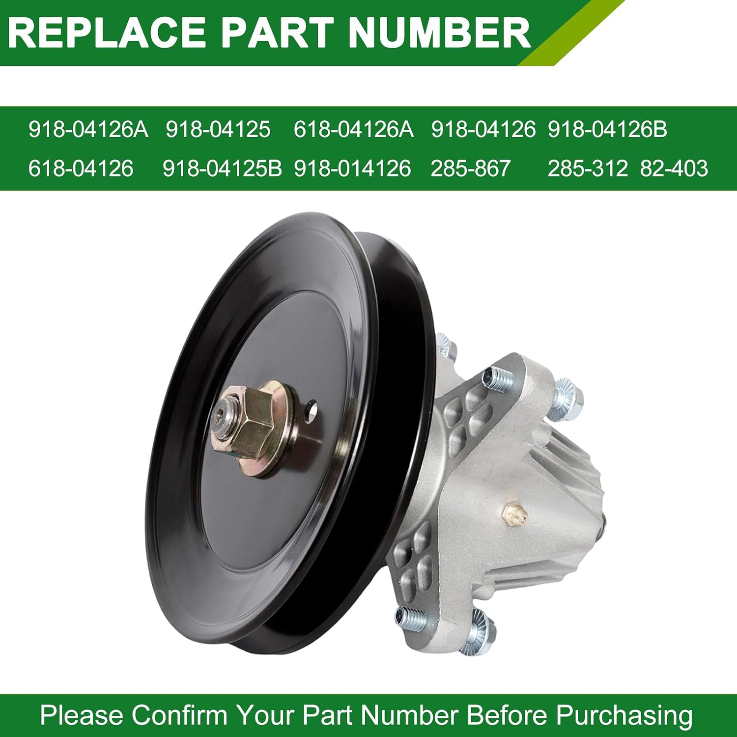 50 Inch Mower Deck Rebuild Kit - Fits Cub Cadet MTD RZT-50 RZT-50VT RZT50 ZT50 Troy Bilt Mustang XP 50, 3 Spindles (618-04126) 3 Blades (942-04053) 1 Belt (754-04044) 3 Idler (956-04129) 4 Wheels