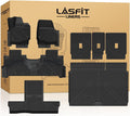 LASFIT Floor Mat&Cargo with Backrest Mat for 7 Seats 2025 2026 Ford Expedition Max(Not for Standard),TPE Easy Clean All Weather TPE Custom Fit for SUV Car Liners, 1st&2nd&3rd&Cargo Liner, Black 5pcs