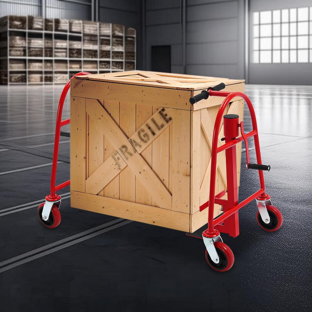 Furniture Movers, 1300Lbs Heavy Duty Furniture Dolly Manual Appliance Rollers with 4 Wheels and 2 Nylon Straps, Furniture Handling Tool Moving Tool Set for Moving Furniture Household Appliances