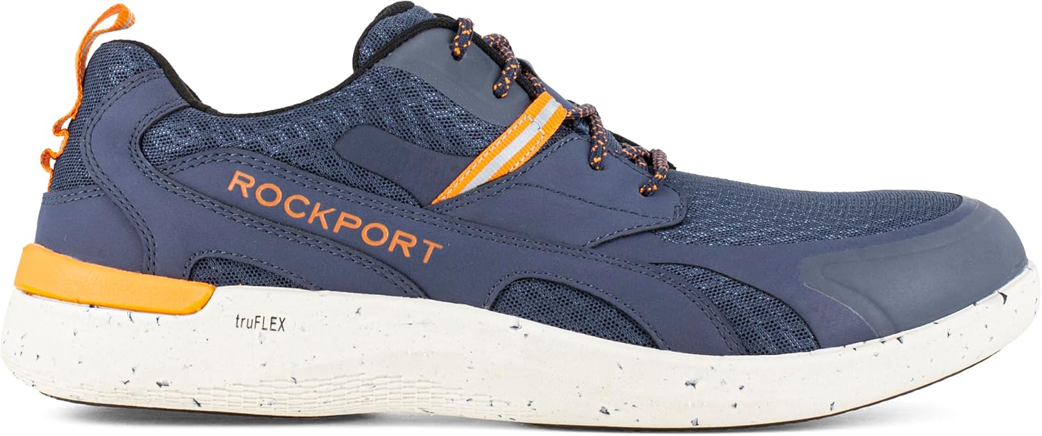 Rockport Men's Rockport Works Truflex Fly Blucher Work Composite Toe
