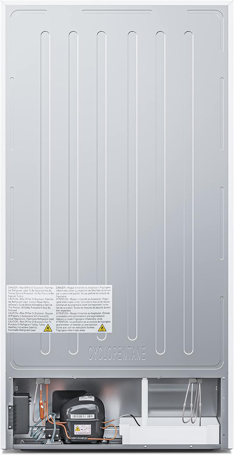 KoolMore Upright Freezer/Refrigerator Convertible, 2-in-1 Appliance, Home, Dorm, and Garage Ready Fridge/Freezer Storage for Fresh or Frozen Food and Drinks, Wire Shelves and Drawer [White] (RUF-17C)