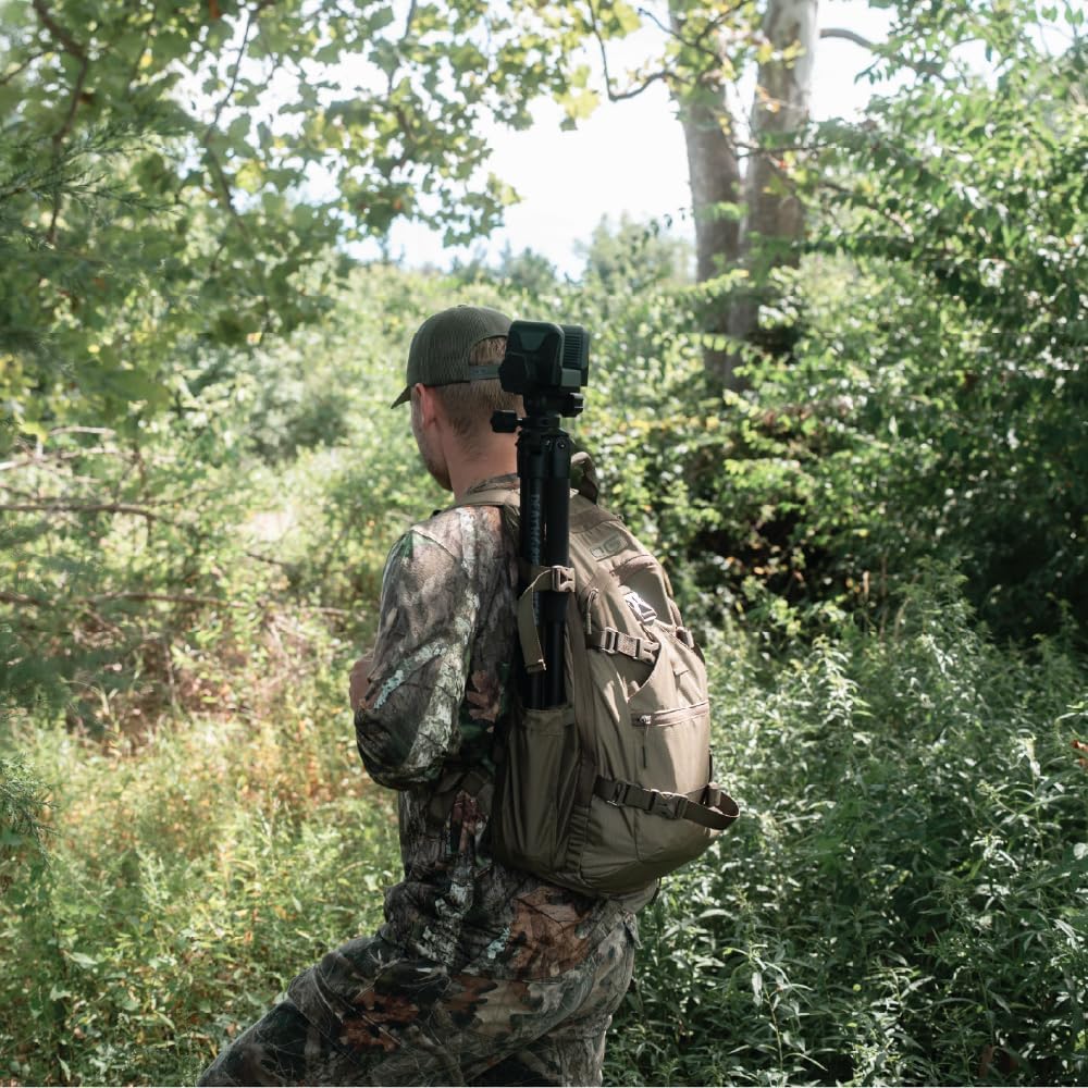 BOG DeathGrip Aluminum Tripod with Durable Frame, Lightweight, Stable Design, Bubble Level, Adjustable Legs, Shooting Rest, and Hands-Free Operation for Hunting, Shooting, and Outdoors