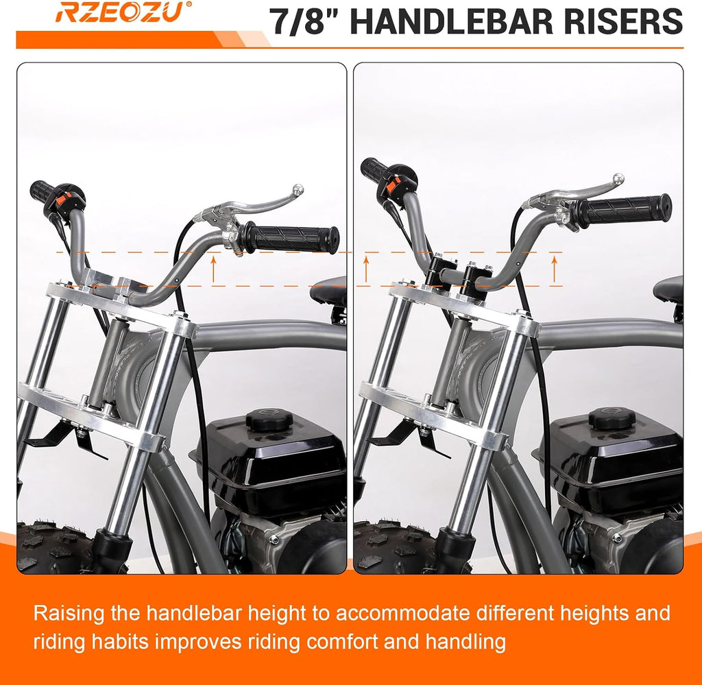 Mini Bike Front Suspension Forks Kit Replacement for Colemen CT200U CT200U-EX BT200X Axis M200 Minibike 196cc Shock Absorber 7/8 22mm Handlebar Risers Powersports Accessories Parts