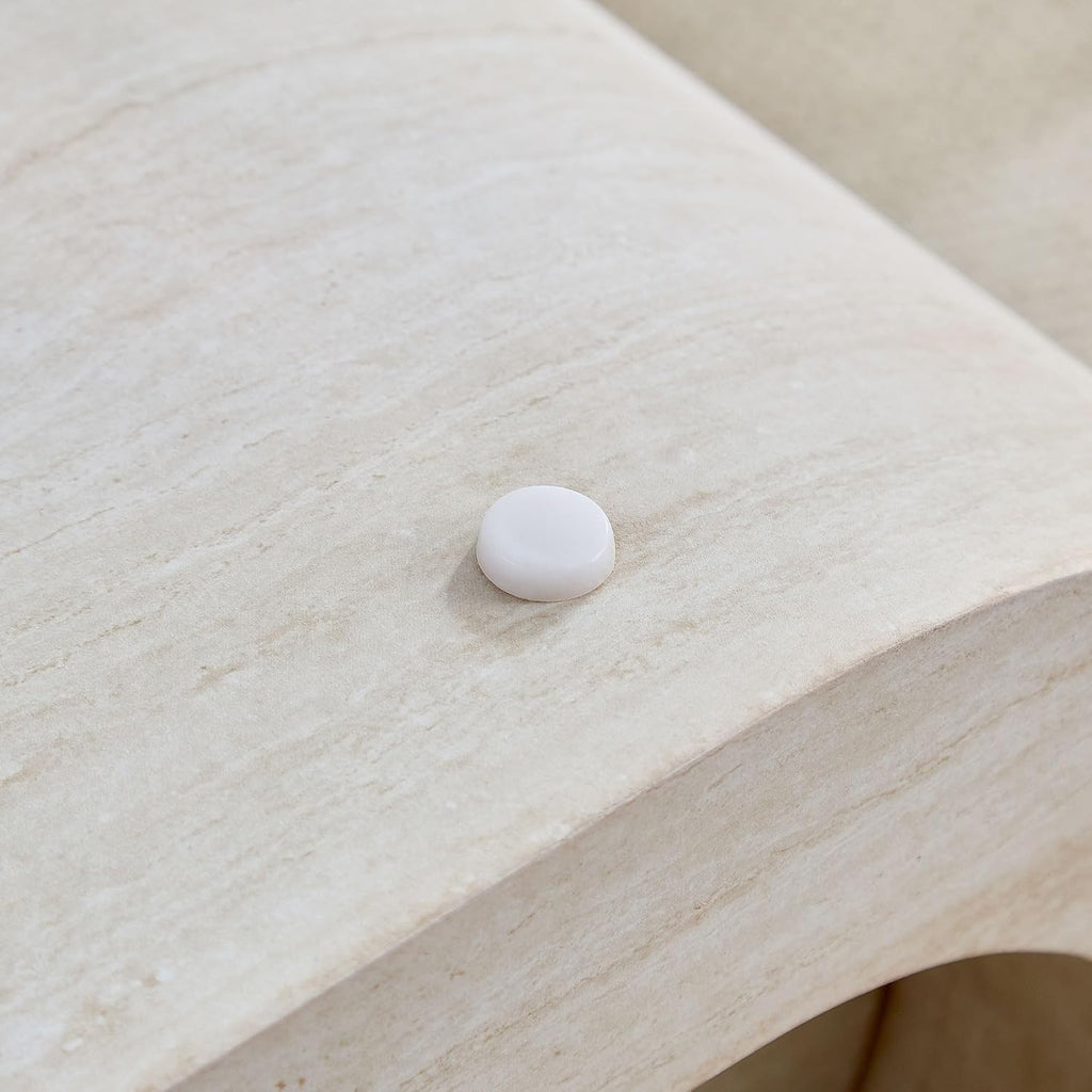 Square Coffee Table 33.86' Faux Marble Pattern Wood Center Table with Layered Base for Living Romm Apartment, No Need Assembly