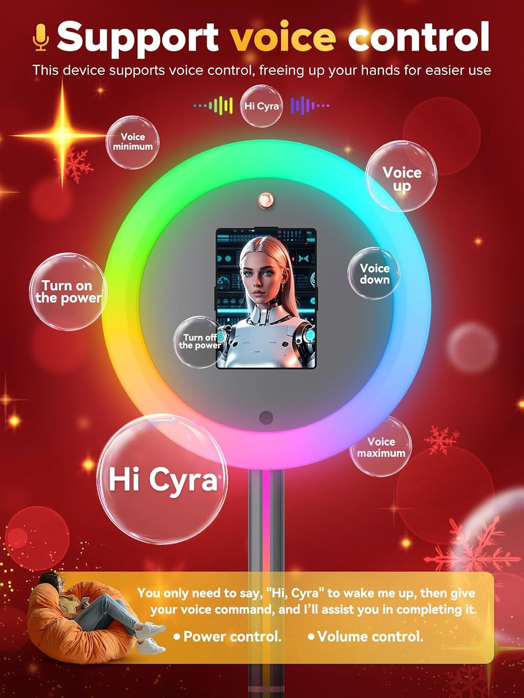 Photo Booth Machine for Weddings & Events - NESON Portable Selfie Machine, Professional RGB Lighting for Guest Interaction, Fits All iPad Pro/Air Models