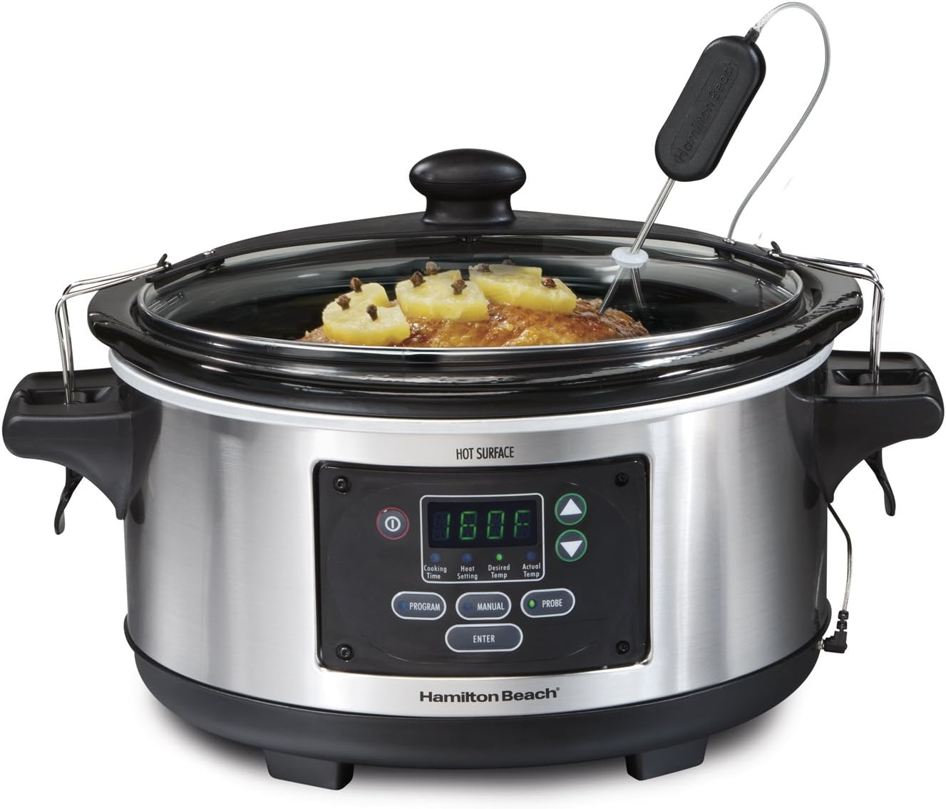 Hamilton Beach Digital Programmable Rice Cooker, Slow Cooker & Food Steamer Bundle (20 Cups Cooked)