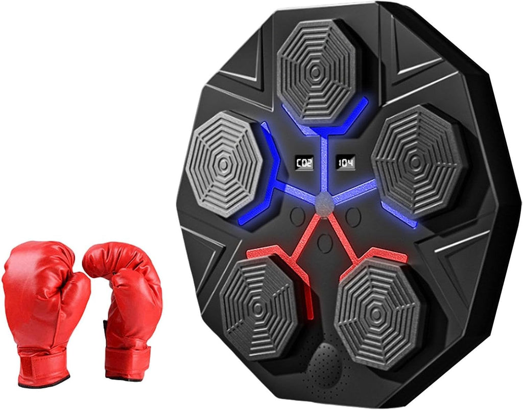 Music Boxing Training Machine, Electronic Music Boxing Wall Target, Reaction Target Music Boxing Trainer for Kickboxing