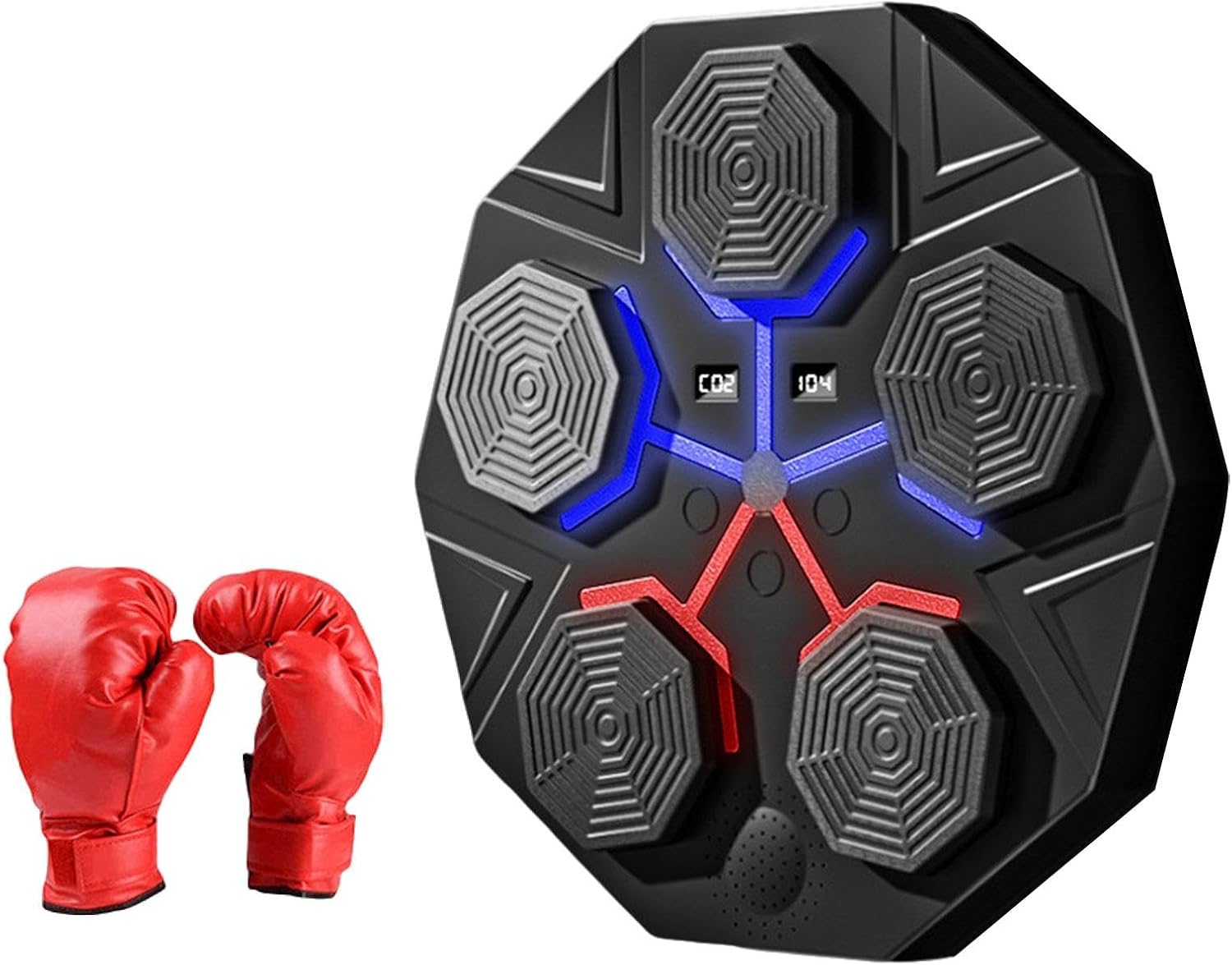 Music Boxing Training Machine, Electronic Music Boxing Wall Target, Reaction Target Music Boxing Trainer for Kickboxing