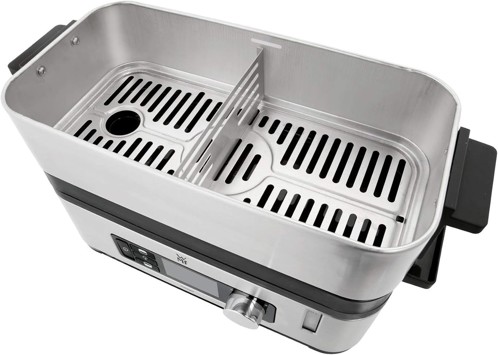 WMF 415090011 Vitalis E Steamer Steel, Black, Silver