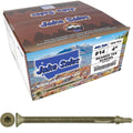 Jake Sales #14x4 Reamer Tek Torx/Star Head Self-Drilling Wood to Metal Screws - for Flatbeds, Trailers, or Where Fastening Wood to Steel - T-30 Torx Screw Head (Full Box - 1000 Screw Count)