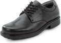 Rockport Works Men's, Huron, Black, Dress Style, MaxTrax Slip Resistant, Soft Toe Work Shoe (11.5 W)