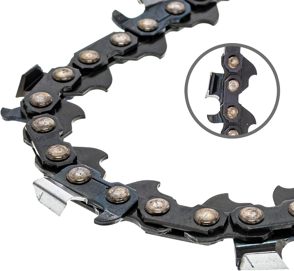 8TEN Full Chisel Chainsaw Chain 24 Inch .063 3/8 84DL For Husqvarna 372XP Jonsered 2165 Makita DCS6401 (10 Pack)