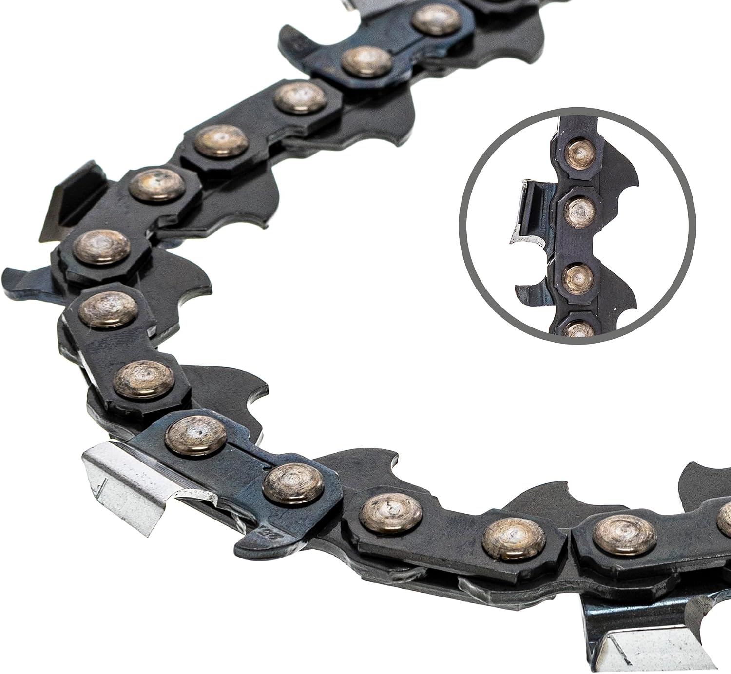 8TEN Full Chisel Chainsaw Chain 24 Inch .063 3/8 84DL For Husqvarna 372XP Jonsered 2165 Makita DCS6401 (10 Pack)
