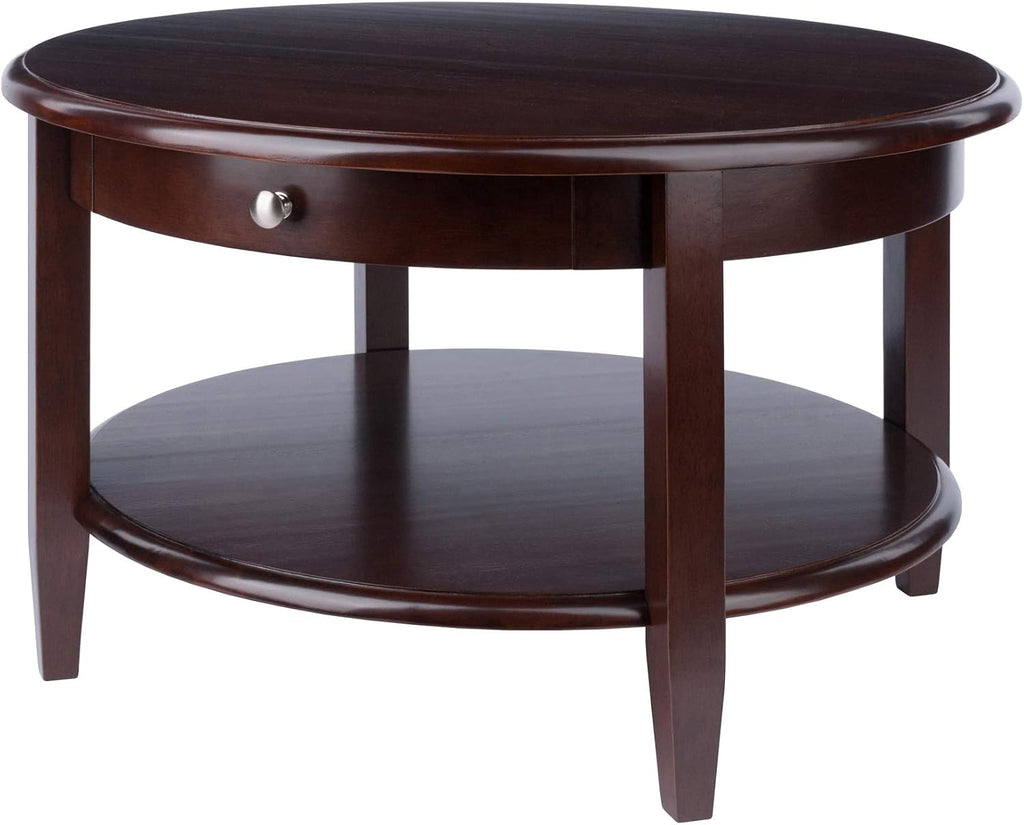 Winsome Wood Concord Occasional Table, Antique Walnut