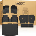 LASFIT Full Set Floor Mats for Honda CR-V 2026 2025 2024 2023 Gasoline (NOT for Hybrid), All Weather TPE Custom Fit Floor Liners 1st & 2nd Row & Seat Back Mat & Cargo Mat (Lower Position)