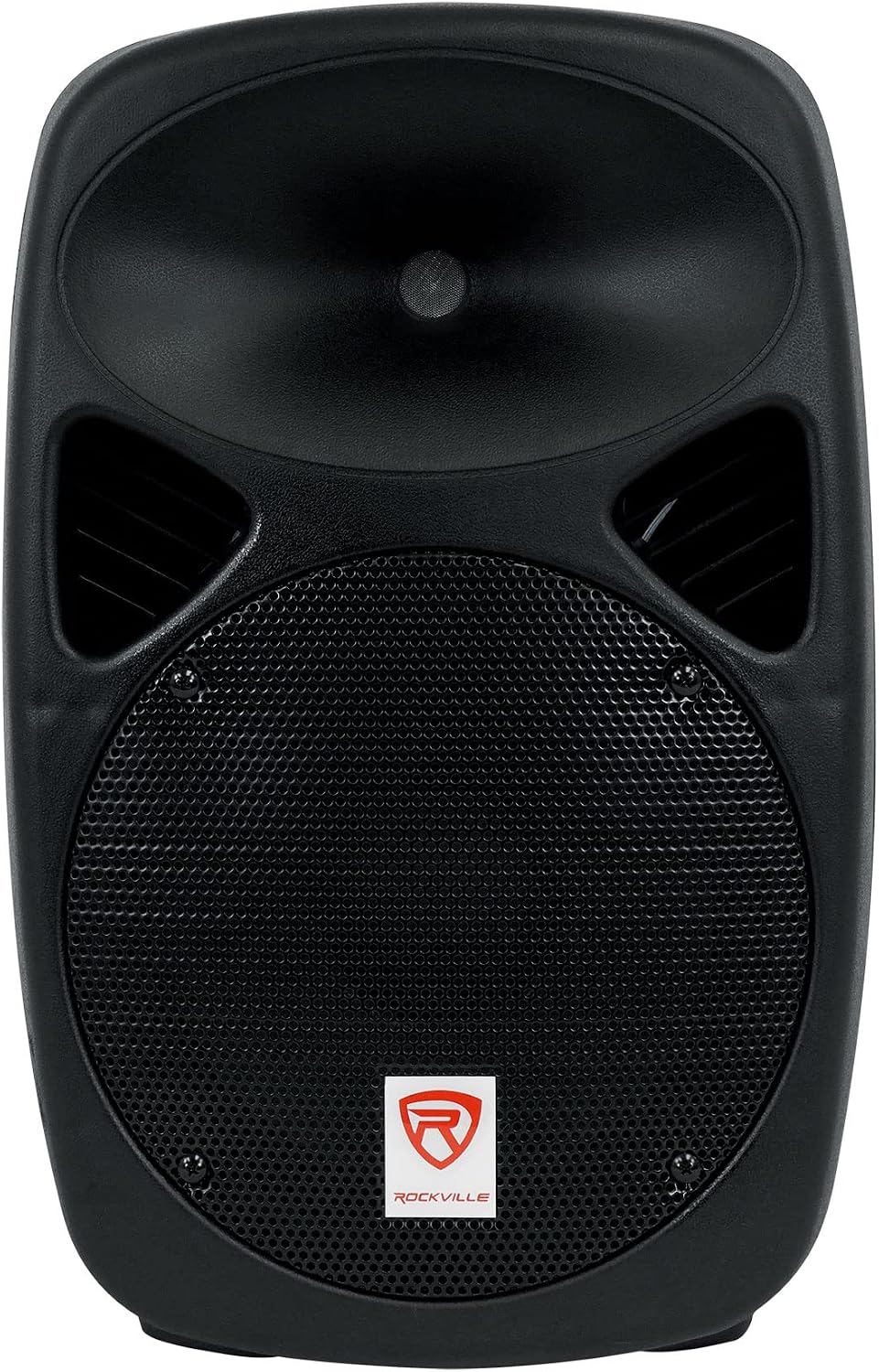 Rockville RPG102K Dual 10' Powered DJ/PA Speaker System with Bluetooth | 1000W Peak / 250W RMS, USB/SD Playback, XLR Output, Mic & Stands Included, Cables, Remote, Bass/Treble EQ, Active/Passive