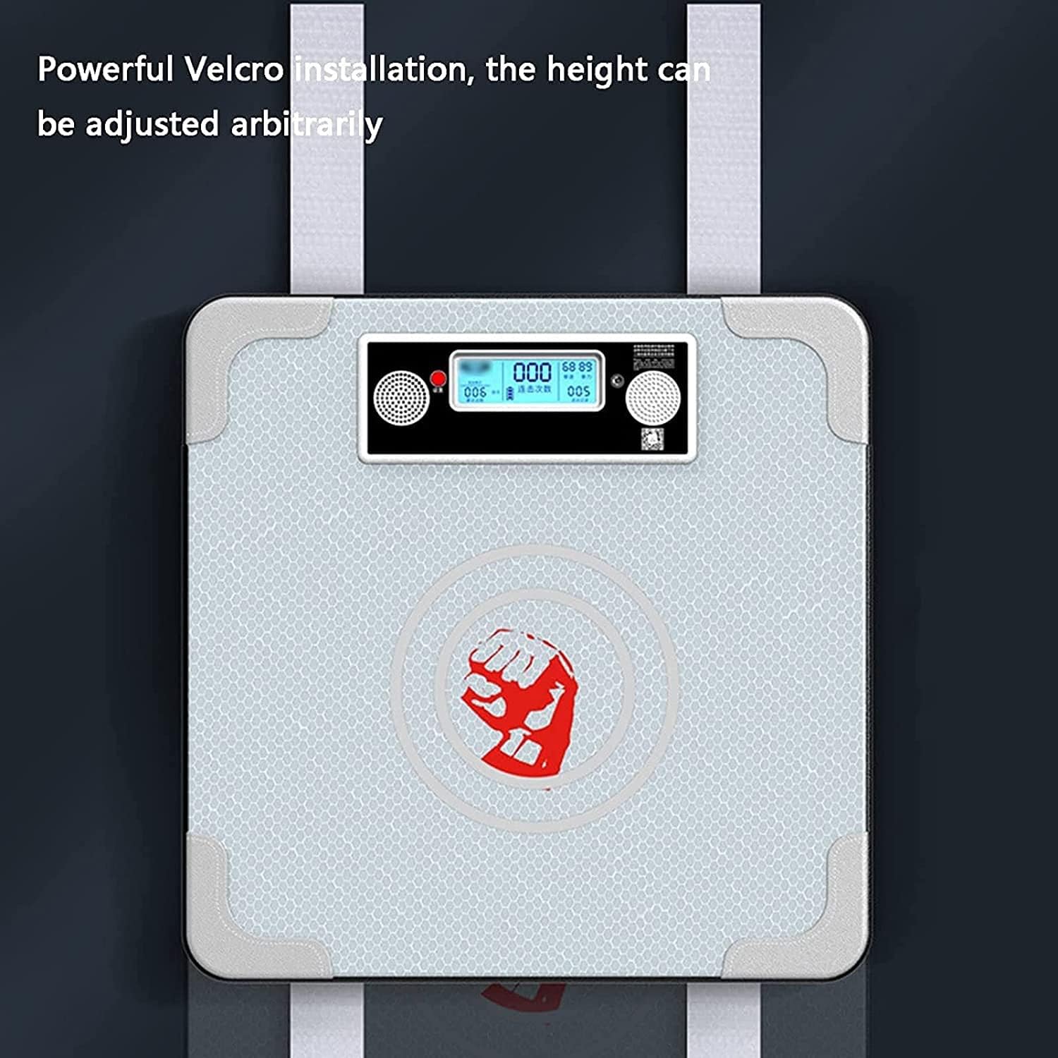 Boxing Machine Wall Mounted Punch Boxing Bag Mat with Digital Chip, Boxing Punch Force Tester