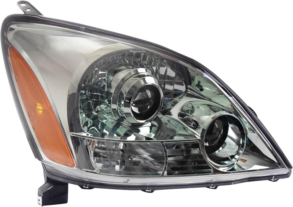 TRQ Driver and Passenger Side Headlight Assembly 2 Piece Set Halogen Compatible with 2003-2009 Lexus GX470