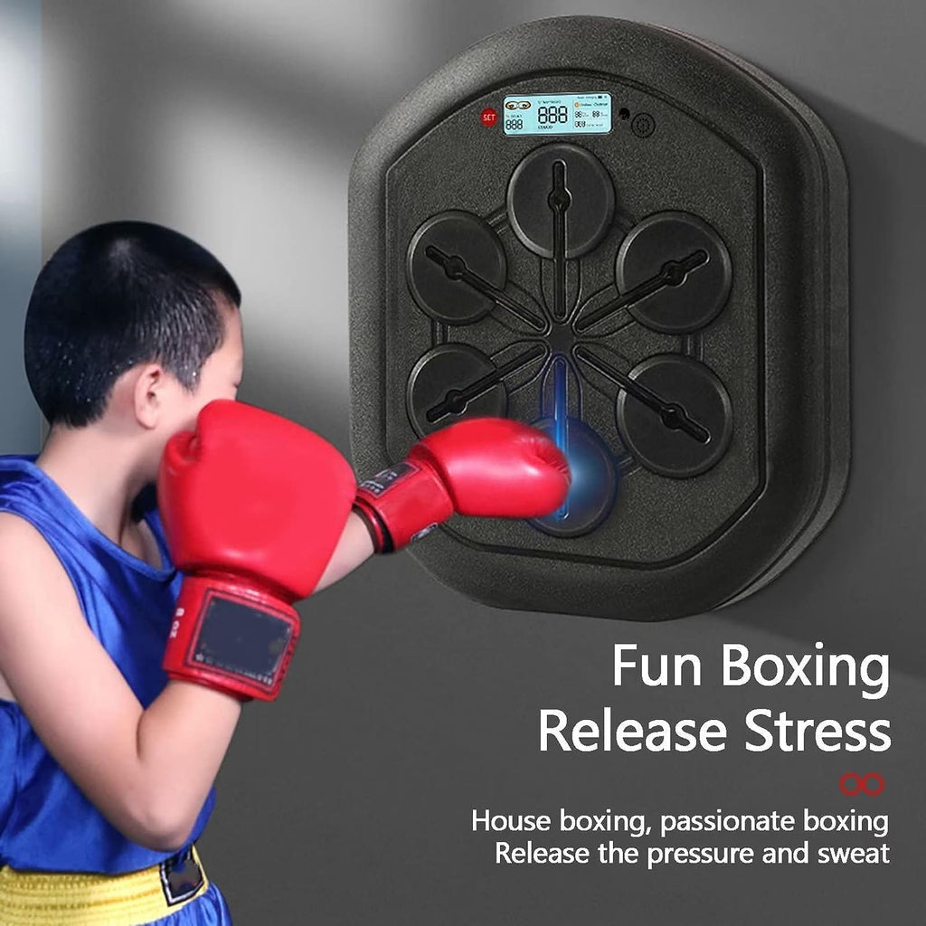 Music Boxing Machine, Smart Music Boxinghine, Wall Mounted Equipment Boxinghine for Home Exercise Boxing Training Stress Release