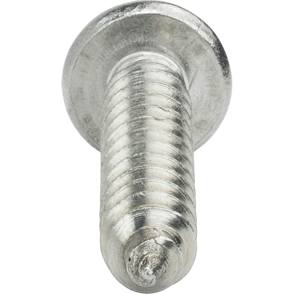 #14 x 4 Pan Head Sheet Metal Screws, Stainless Steel 18-8, Full Thread, Bright Finish, Self-Tapping, Quantity 500 By Fastenere