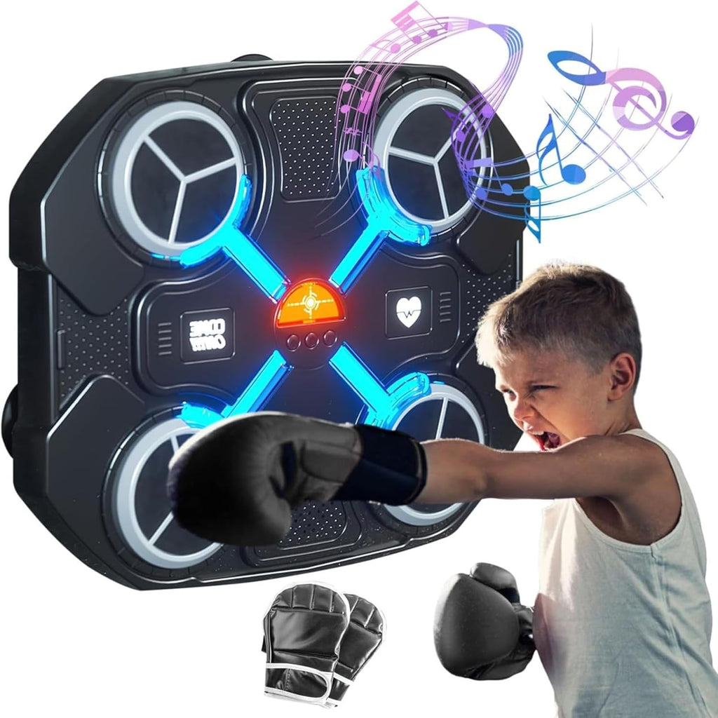 Music Boxing Machine Music Boxing Machine Smart Boxing Machine for Adults Wall Mounted Musical Boxing Target Punch Training for Boys Girls Gym Equipment
