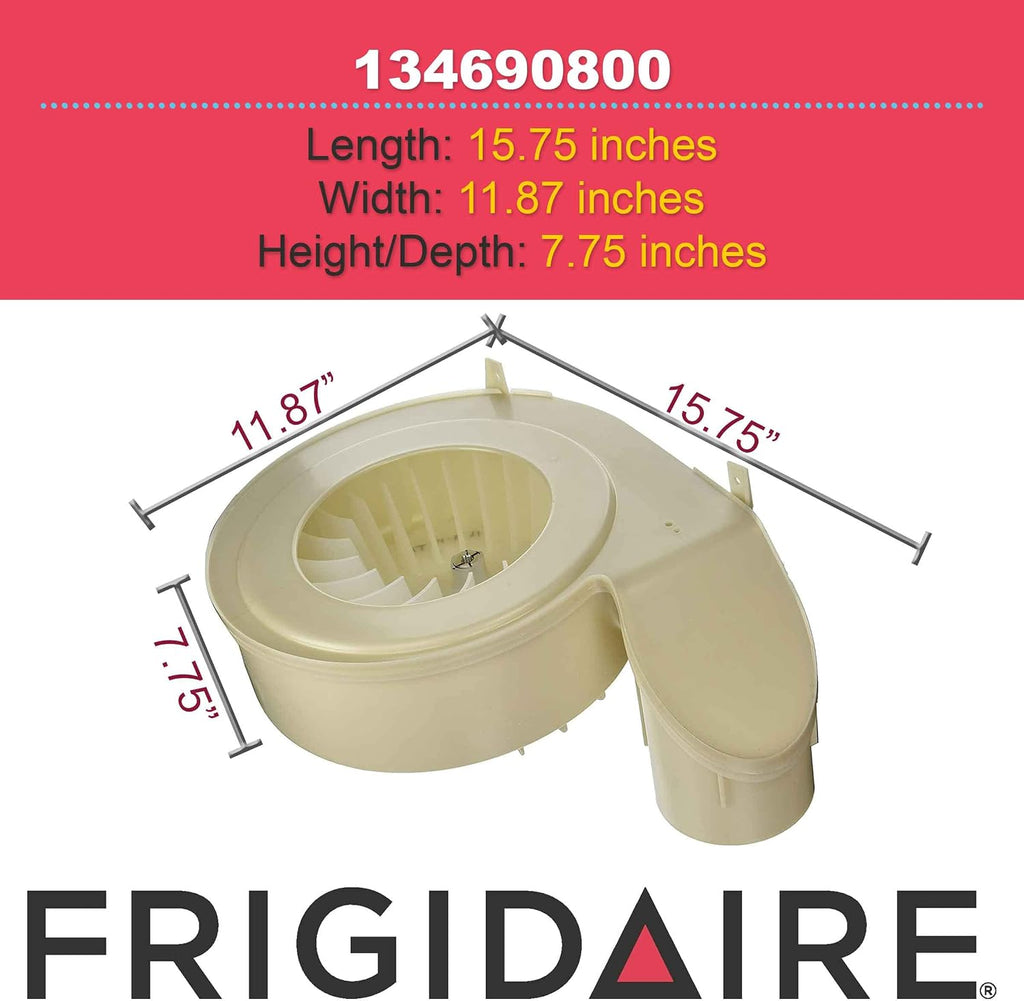 Frigidaire 134690800 Genuine OEM Blower Wheel and Housing Assembly for Dryers