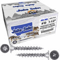 10 x 1-1/2' Low Profile Pancake Head Roofing Screws - Wood to Metal - for Standing Seam Roofs - Zinc Plated - 20 X 250 Bags - 5,000 Screws