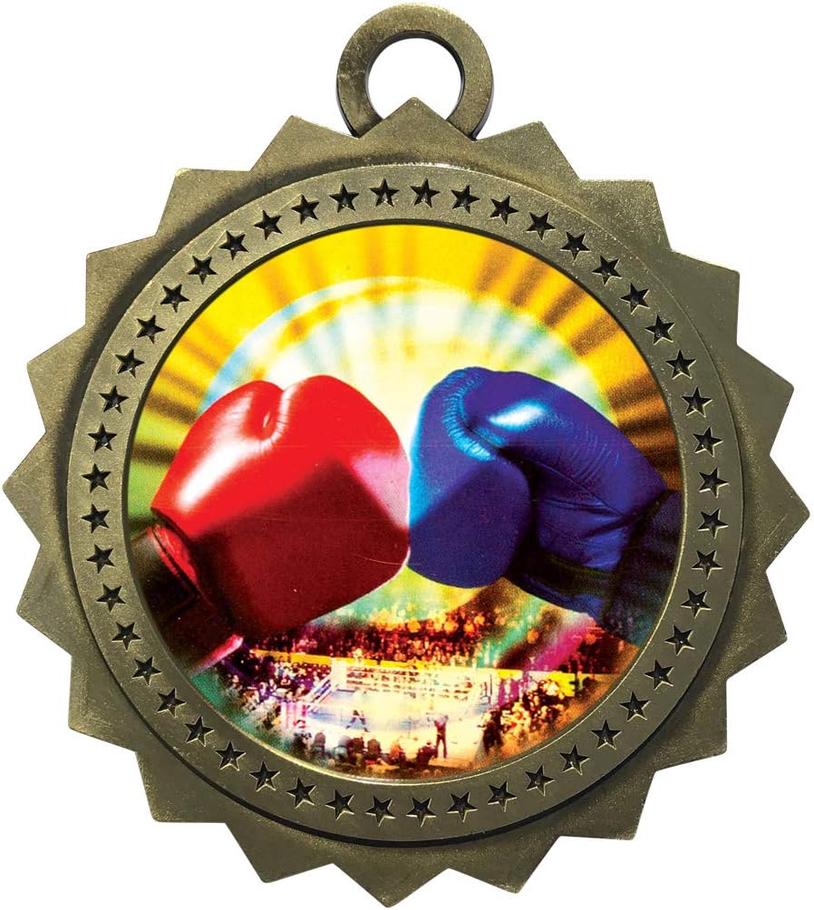 1 to 50 Packs Boxing Gold Medals Trophy Award with Free Custom Engraving D03-MY412