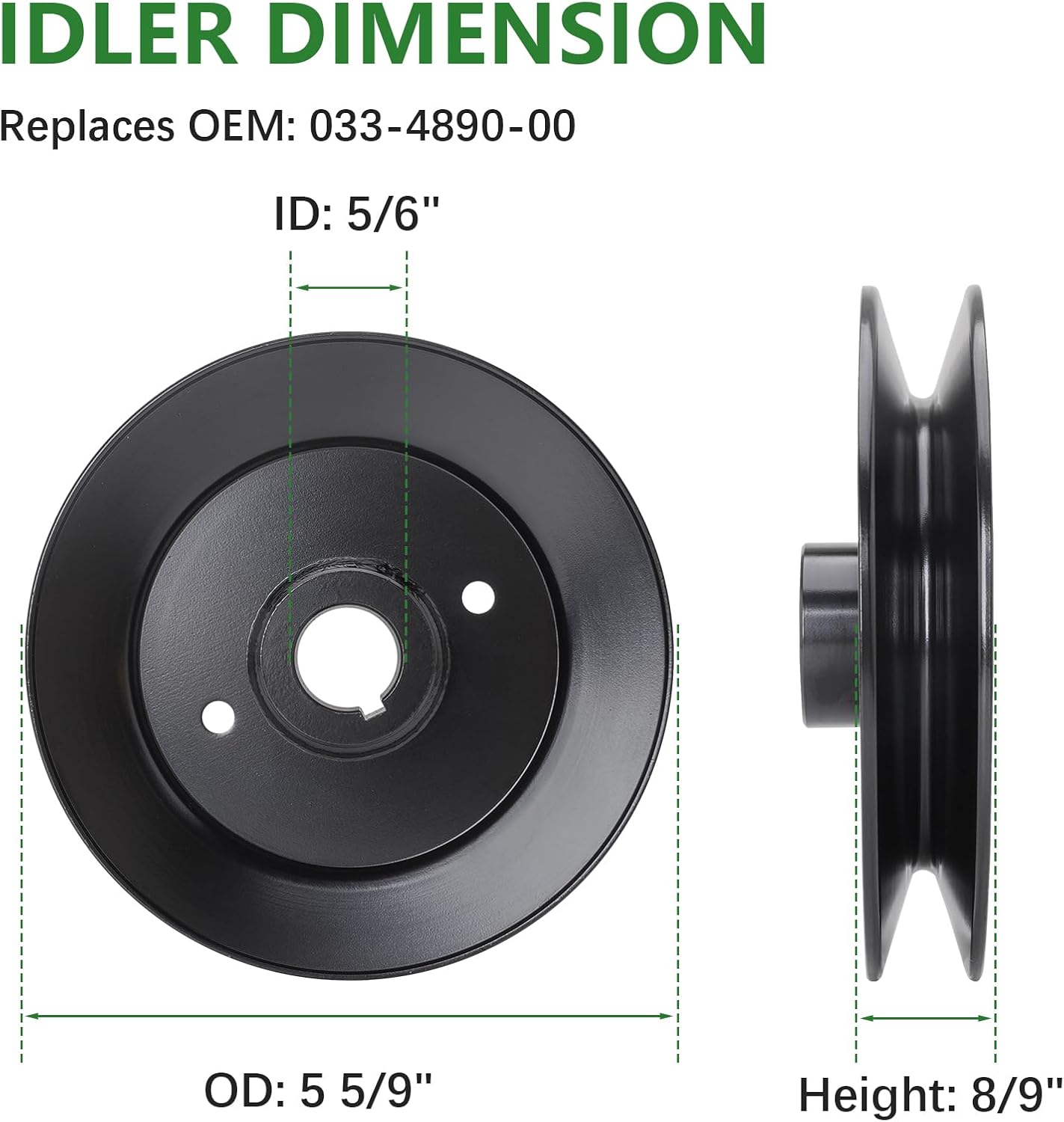 54 inch Mower Deck Rebuild Kit for Bad Boy MZ Magnum Include 3 Spindle 037-2000-00 037-2050-00, 3 Blade 038-0003-00, 3 Pulley 033-4890-00
