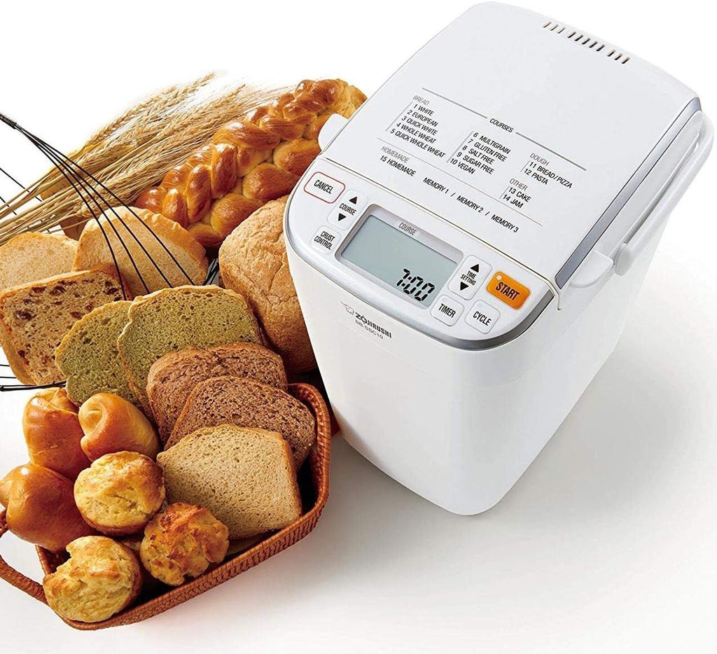 Zojirushi BB-SSC10WZ Home Bakery Maestro Breadmaker, Premium White