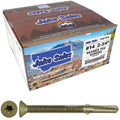 Jake Sales #14x2-3/4 Reamer Tek Torx/Star Head Self-Drilling Wood to Metal Screws - for Flatbeds, Trailers or Fastening Wood to Steel - T-30 Torx Screw Head (Full Box 1100 Screw Count)
