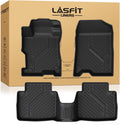 LASFIT Floor Mats for Honda Accord Sedan 2012 2011 2010 2009 2008, All Weather Custom Fit TPE Floor Liners 1st & 2nd Row, Black (Not for Coupe)