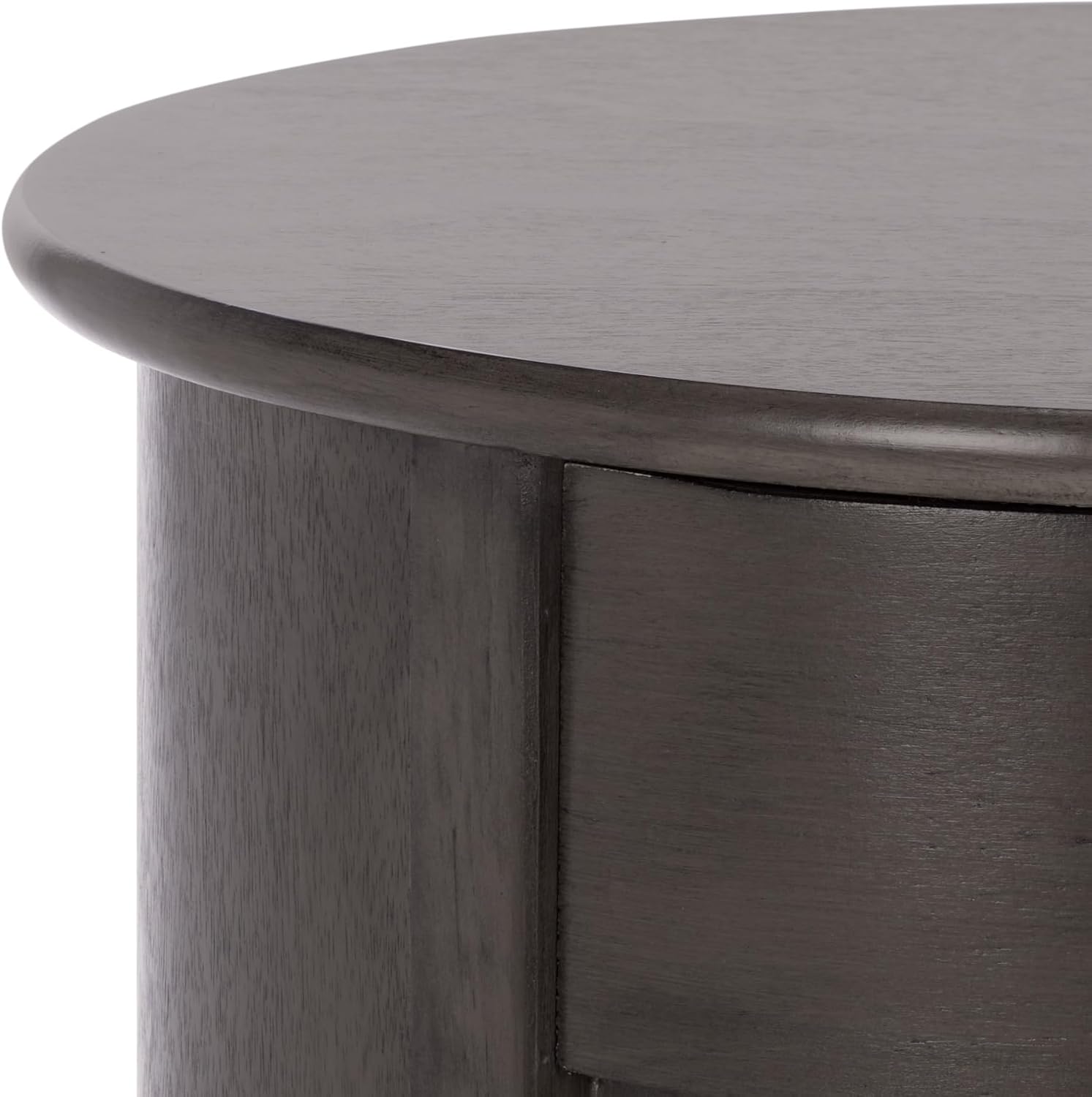 SAFAVIEH Furniture - Tabitha 1-Drawer Accent Table - Black - Solid Wood - Farmhouse Storage Design - Ideal for Living Room, Entryway, Home Office, 17.7'W x 17.7'D x 26'H - Fully Assembled (AMH5712H)