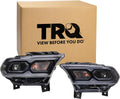 TRQ Driver & Passenger Side Headlight Assembly Set Headlights Driver & Passenger Side Compatible with 2021-2022 Dodge Durango CH2502344 CH2503344