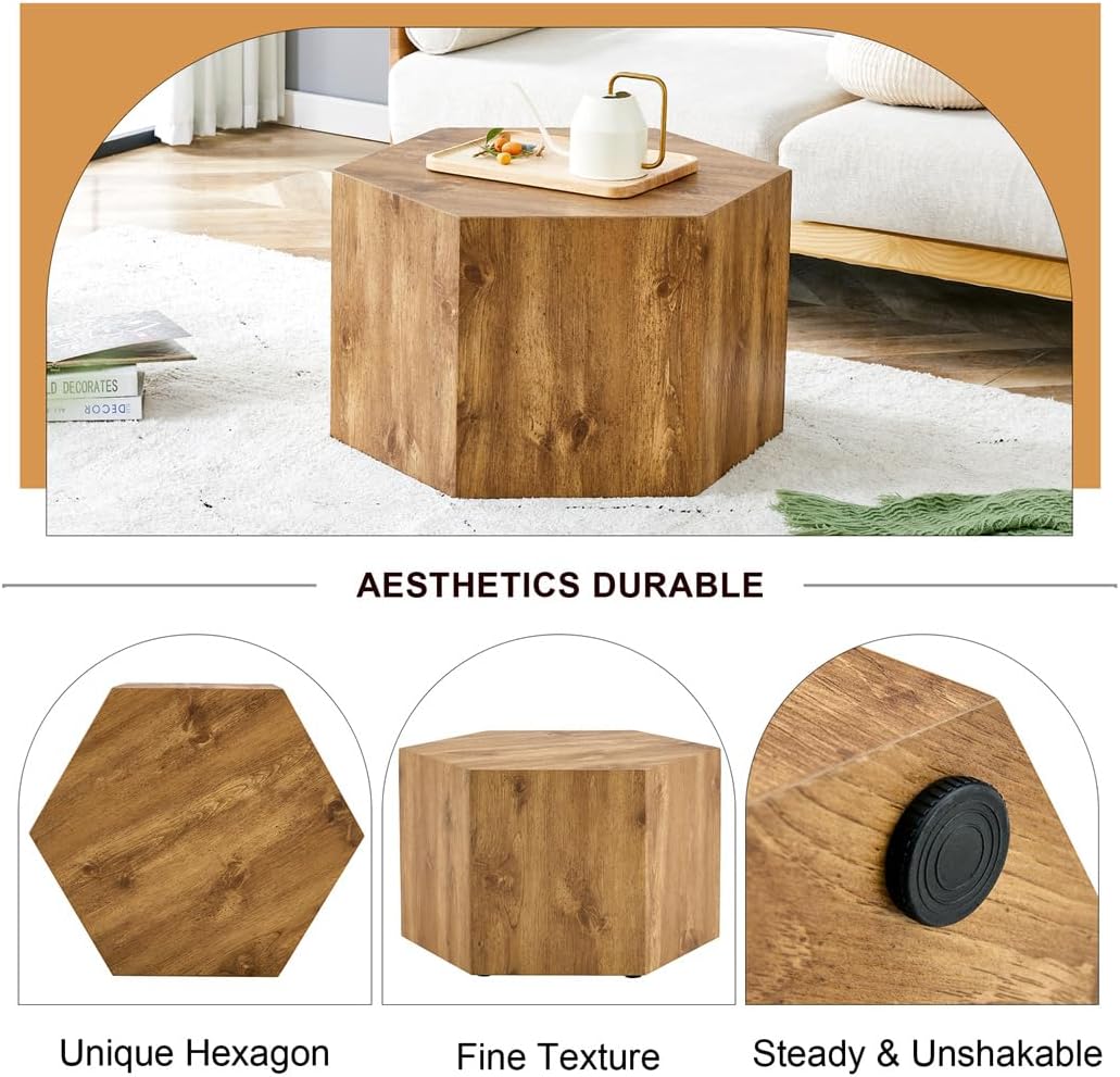 Side Table, End Table Living Room Table, Modern Side Table Sofa Couch Table, Bedside Table Nightstand for Small Spaces, Bedroom