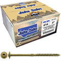 Jake Sales #14 x 4 Construction Lag Screw Exterior Coated Torx/Star Drive Heavy Duty Structural Lag Screw Far Superior to Common Lag Screws (Full Box 750 Screw Count) Modified Truss Washer Head
