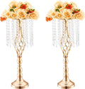 VEVOR Metal Wedding Centerpiece Gold,Crystal,2PCS 55cm/21.65'