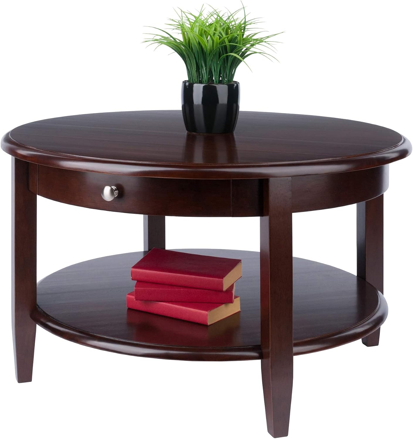 Winsome Wood Concord Occasional Table, Antique Walnut