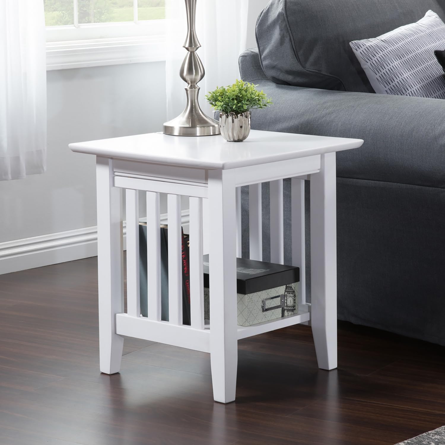 AFI, Mission End Table, White