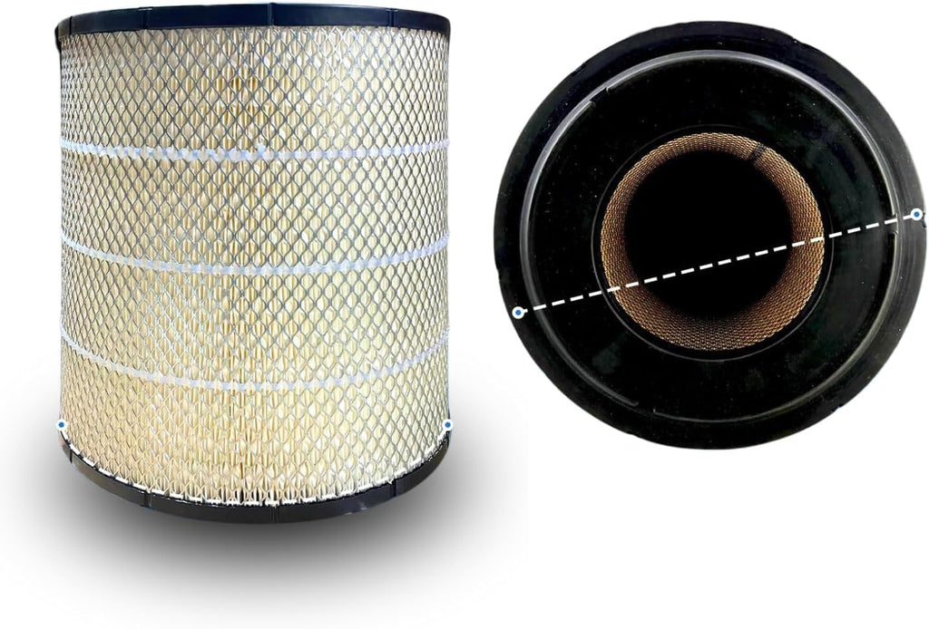 TORQUE Engine Air Filter Compatible with Select Freightliner Columbia Coronado Argosy Condor Century Class Semi Trucks Accessories Parts Replaces RS3518 LAF1849 AF25139M 46556 TR501 4 PCS