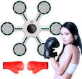 Music Boxing Machine, with A Pair of Gloves, Indoor Boxing Machine Wall Mounted, with LED Light Sensor, for Boxing Workouts, with Timing & Counting Functions, for Game Room, Gym