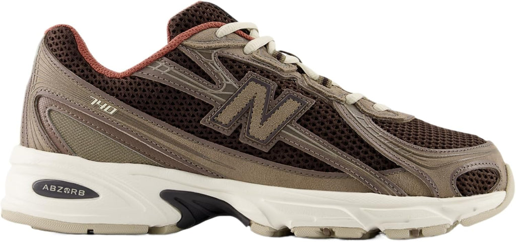 New Balance 740 Unisex Running Inspired (U7407LE) (Cortado/Thunder Brown/RED Rock)