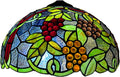 Grape Tiffany Lamp Shade Replacement, Only 16X9 Inch Stained Glass Lampshades, Suitable for Table Lamp Floor Lamp Hanging Pendant lamp Ceiling Light